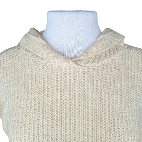 Abound Beige Hooded Sweater Size S NWT - Picture 5 of 11